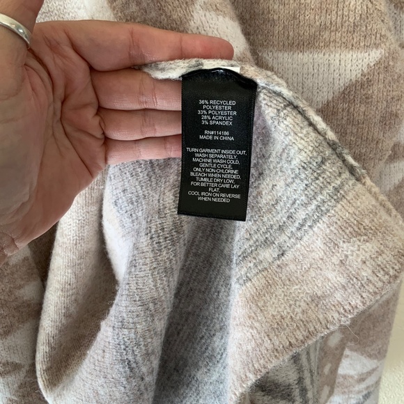 Frye Southwest Aztec Cardigan Sweater Size Medium - Picture 8 of 9